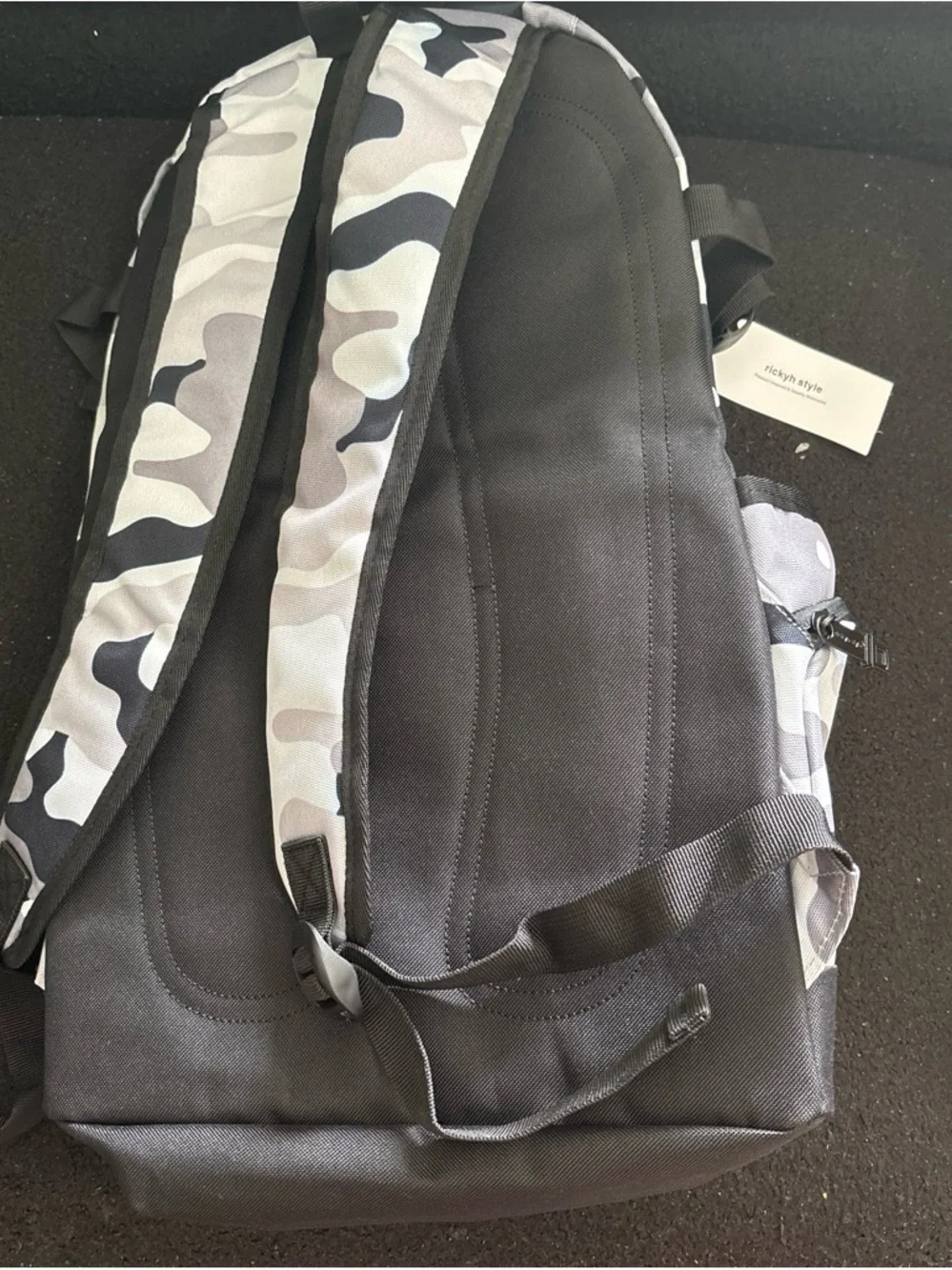 Men's Grey Camo Backpack
